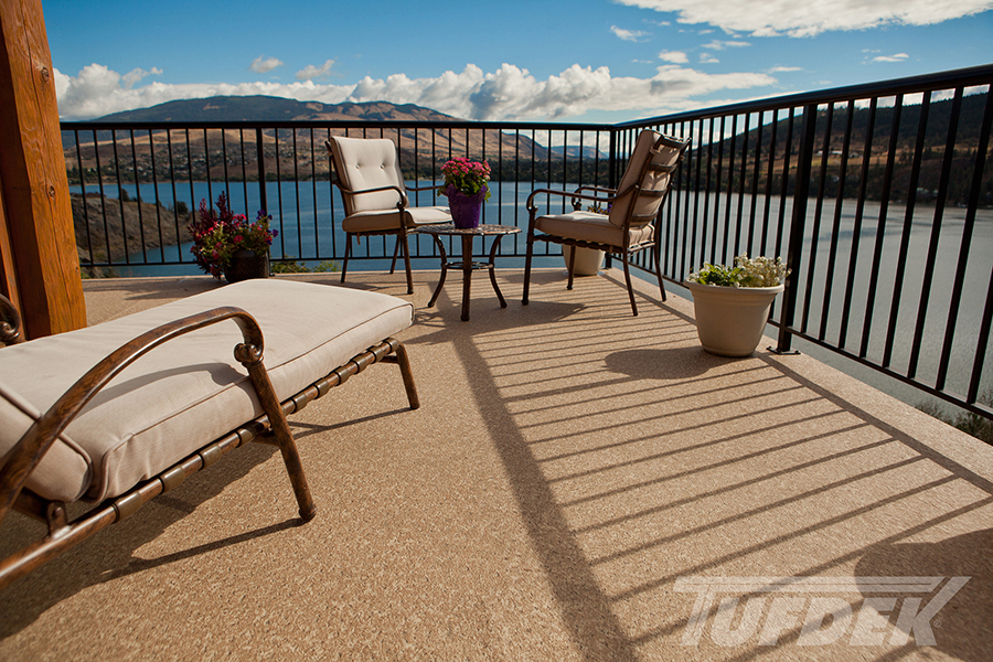 Waterproof Decking Installed Tufdek Sun Porch Patio