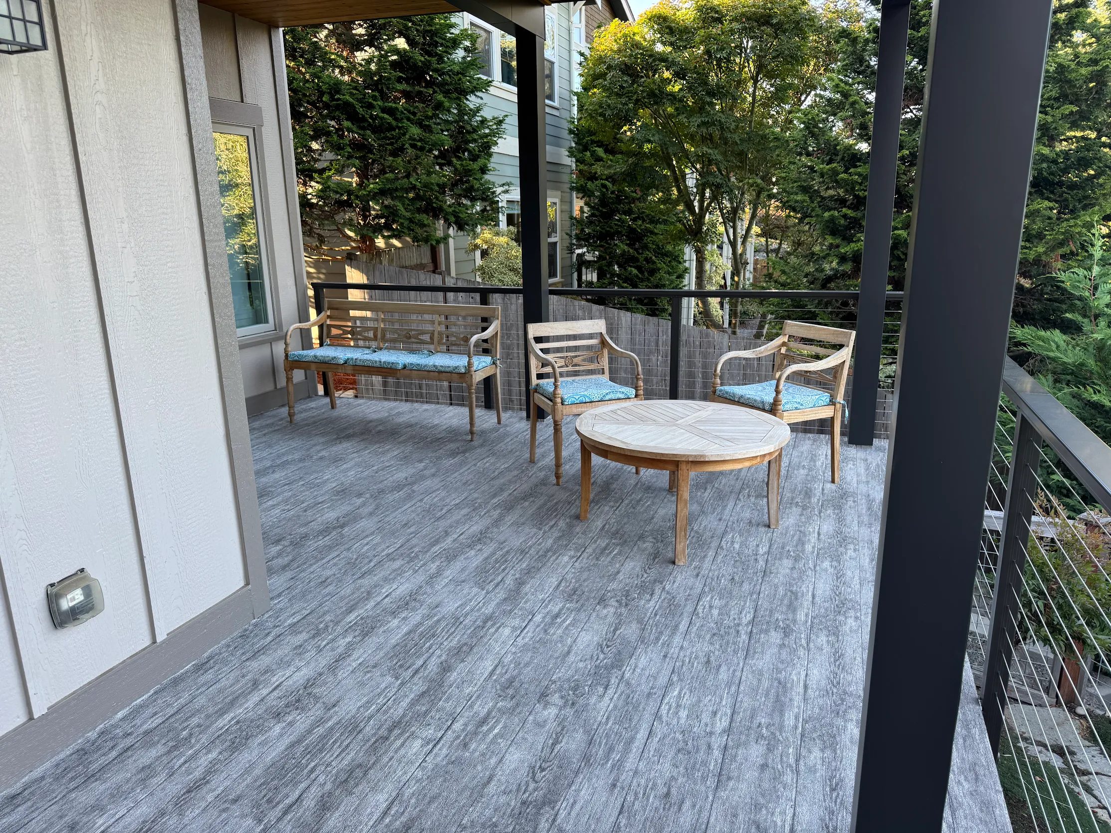 Paul Hola deck project - TufDek installed