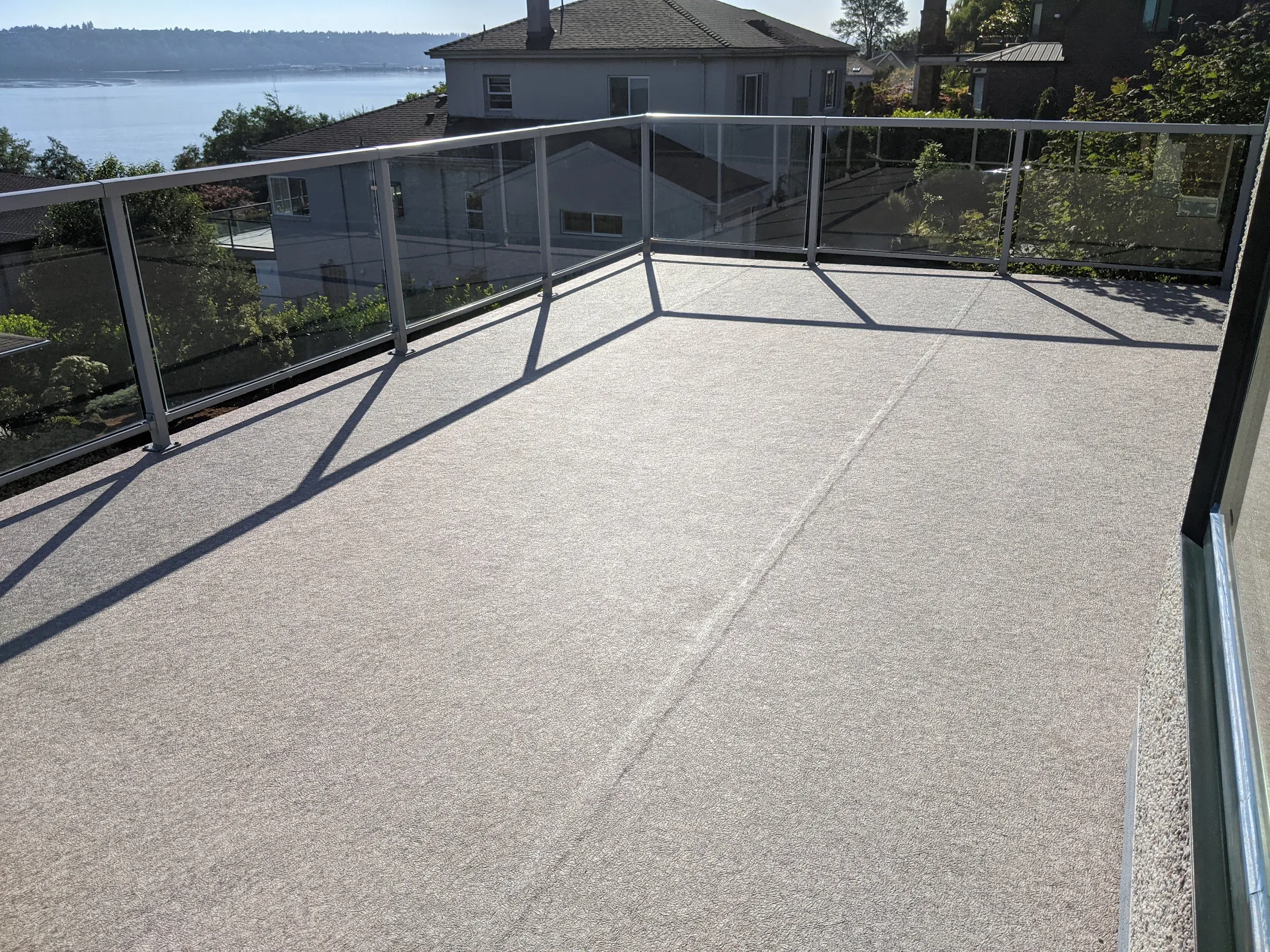 Robert Girvin vinyl decking - completed